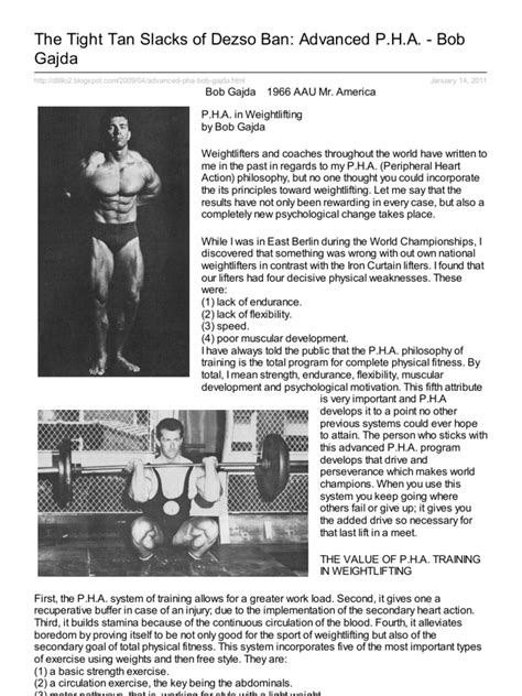 bob gajda|bob gajda pha workout.
